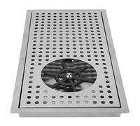 BONKZEBU Machine à Laver les Tasses en Acier Inoxydable Noir, Rinceuse de Verre Multi-angle pour café, Outil de Nettoyage de Tasses à Haute dureté, Lave-tasse de 1,7 Pieds avec Tête en Forme de