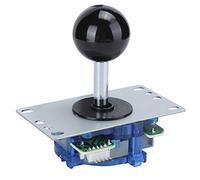 BONKZEBU Machine de à Haute sensibilité, Joystick de Jeu D', Détour en Douceur pour les Joueurs, Métal/ABS Noir/rouge (Noir)