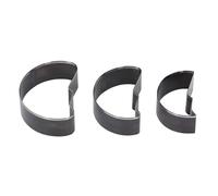 BONKZEBU Matrices de Découpe en Forme de Lune en Acier allié, Ensemble de Formes Précises dans Différentes Tailles pour L'artisanat du Cuir pour les Artisans