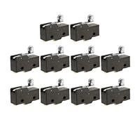 BONKZEBU Micro-interrupteur de Limite Momentanée 10 Pièces Z-15GW22-B Interrupteurs à Action Instantanée Interrupteurs électriques SPDT avec Contacts 1NO 1NC Fixés avec des Vis pour de