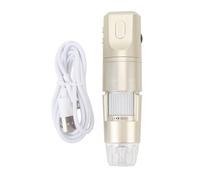 BONKZEBU Microscope Numérique sans Fil, Grossissement 1600X, Résolution 1080P avec 8 Lumières LED à intensité Variable, pour Smartphones OS X, Tablettes PC