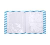 BONKZEBU Mini Album Photo 64 Pochettes Compatible Instax avec 16 Pages, Livre Mémoire de Collection de Photos de 7,6 Cm pour Amis, Léger