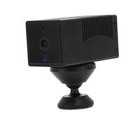 BONKZEBU Mini Caméra sans Fil HD à Nocturne, Petite Caméra Compacte pour Le Bureau à Domicile, de Surveillance Rechargeable à économie D'énergie pour la Nocturne, Matériau ABS, Couleur Noire