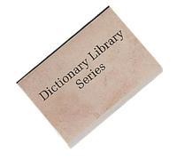 BONKZEBU Mini Dictionnaire Vintage Papier Scrapbooking Artisanat Créatif pour Journal Indésirable 100 Pièces Fournitures Décoratives Légères pour la Journalisation, le Bureau et L'étude