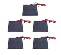 BONKZEBU Mini Panneau Solaire Efficace en époxy, Module de Panneau D'alimentation pour Lampes Solaires de Paysage, Paquet de 5