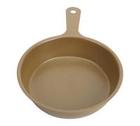 BONKZEBU Mini Poêle à œufs Antiadhésive Portable en Acier Inoxydable, Ustensiles de Cuisine de Camping pour Pique-niques en Plein Air Voyage (Kaki)