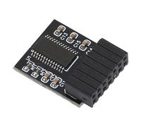 BONKZEBU Module TPM 2.0, Puce de sécurité D'interface SPI 14 Broches pour Carte Mère avec Performances Stables, Compatible avec 10 11