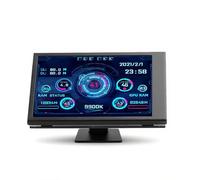 BONKZEBU Moniteur de Température D'ordinateur 3,5 Pouces, Version Anglaise, Moniteur de Température D'ordinateur à Vue Complète, écran Secondaire de Boîtier PC, pour RAM CPU PC AIDA64