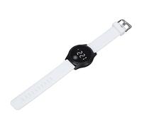 BONKZEBU Montre Numérique LED étanche, Montre-Bracelet Tactile de Style Coréen pour Hommes Femmes étudiants, Bracelet en Plastique, Super Cadeaux (Ceinture Blanche à Coque Noire)
