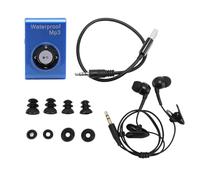 BONKZEBU Natation MP3 Player étanche IPX8 Mémoire 8 Go Portable Portable Porteur de Musique avec Casque pour la Plongée Surf (Bleu)