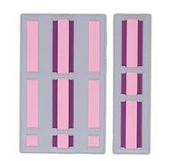 BONKZEBU Organisateur électronique Portable, Stockage Slim Tech pour Ordinateur Portable, Idéal pour Un Usage Quotidien, Taille Compacte, 2 Unités (Rose)
