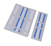 BONKZEBU Organisateur électronique Portable, Stockage Slim Tech pour Ordinateur Portable, Idéal pour Un Usage Quotidien, Taille Compacte, 2 Unités (Grise)