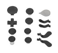 BONKZEBU Pack de Composants de Manettes de Jeu Noires avec étui de Transport, Station de Chargement, 4 Palettes, 2 Coussinets D pour EliteController Series 2, EliteController Series ,