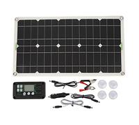 BONKZEBU Panneau de Chargeur de Batterie Solaire, Panneaux Solaires Mono Construction Rugged Construction 250W, Chargeur de Batterie Mono Kit Complet, pour Chargement Automatique