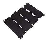 BONKZEBU Panneau Solaire Mono Pliable de 14 W pour Une Charge Sûre et Fiable en Déplacement - Idéal pour Les Appareils électroménagers et Les Lampadaires solaires. (Noir)