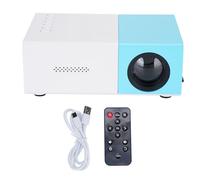 BONKZEBU Petit Projecteur, Projecteur Vidéo de Support à Faible Bruit 1080p, Haut-parleurs Stéréo Small Movie 1080p Small, pour Les Appareils