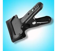 BONKZEBU Pince à Ressort Robuste pour Studio Photo, Clamp/Holder en Métal Durable pour Toile de Fond, Large Ouverture avec Pare-chocs en Caoutchouc, S'adapte à la Plupart des Supports Standard