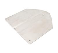BONKZEBU Plaque de Protection en Acier Inoxydable, Armure de Châssis, Kit de Mise à Niveau Robuste pour Losi Baja Rey V2 1/10 RC, Accessoires de Voiture avec 12 Vis
