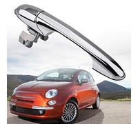 BONKZEBU Poignée de Porte Extérieure de Rechange Facile à Installer pour 500 Finition Chromée Conduite à Droite 1 Pièce (Poignée extérieure du siège passager gauche)