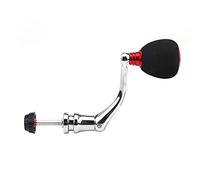 BONKZEBU Poignée de Rechange en Métal Robuste avec Poignée Antidérapante pour Moulinet de Pêche, Bon Choix pour Le Remplacement de la Réparation du Moulinet (4000 5000 6000 Grande Taille)