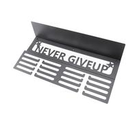 BONKZEBU Présentoir à Médailles Innovant, Support de Récompenses élégant pour Les Coureurs, Porte-Médailles en Métal de qualité Supérieure avec étagère à Trophées, Support de Trophée Mural élégant