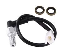 BONKZEBU Pression de Freinage Hydraulique Interrupteur de Feu Arrière M10 | Boîtier en aluminium durable, câblage facile à deux broches, s\'adapte à la plupart des motos, installation simple par