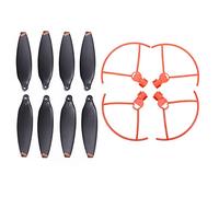 BONKZEBU Protecteur de Protection D'hélice Durable pour Drones FIMI X8 Mini RC, Conception équilibrée pour Une Traction Puissante, Idéal pour Les Débutants et Les Experts (Orange)