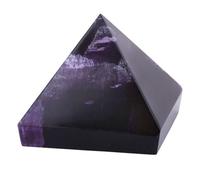 BONKZEBU Pyramide de Cristal D'améthyste Naturelle, Figurine de Décoration