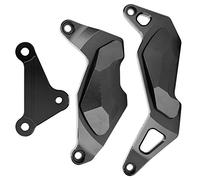 BONKZEBU Remplacement de Protection de Curseurs de Protection de Moteur de Crash Pad, Haute Précision, Résistance à l'usure, pour 17-18 (Noir)