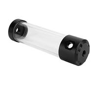 BONKZEBU Réservoir de Refroidissement par Eau Latéral Transparent Réservoir de Refroidissement Cylindrique pour PC avec Anticyclone et éliminateurs de Bulles Intégrés, Installation Facile pour les