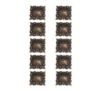 BONKZEBU Rivets en Cuir 31 Mm à Capuchon carré Vis PH Rivets Décoratifs Multifonctionnels en Alliage de Zinc Robuste pour L'artisanat du Cuir 10 Ensembles pour Ceintures, Sacs à Main, Chaussures,