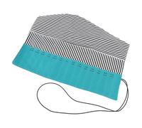 BONKZEBU Sac de Rangement Portable en Crochet Oxford, Organisateur D'aiguilles à Tricoter Compact et Léger avec Marquages de Taille pour les Voyageurs Amateurs D'artisanat Tissu Oxford (Vert)