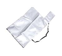 BONKZEBU Sac sous Vide pour Souffleur de Feuilles, Sac de Décharge Durable à Fermeture éclair pour Jardiniers et Travailleurs de Jardin, Tissu Oxford 23.62x17.72x13.78in (Argent Blanc)