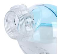 BONKZEBU Salle de Bain pour Hamster avec Couvercle Transparent, Petite | Bain de sable pour animaux de compagnie à plateau amovible, baignoire en plastique facile à nettoyer pour Hamster,