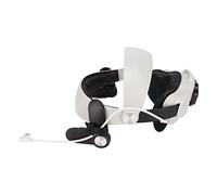 BONKZEBU Sangle de Tête VR Amovible en éponge et Bandeau ABS pour 2, Réglable à 360 Degrés, pour Une Expérience de Jeu Immersive (Type de Batterie MQ2)