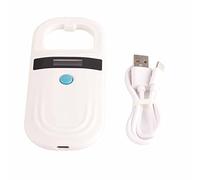 BONKZEBU Scanner à Micropuce Rechargeable pour Animaux de Compagnie, Lecteur de Puce Animale avec Écran OLED USB pour Cliniques Vétérinaires