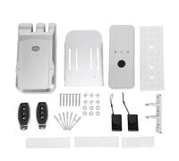 BONKZEBU Serrure de Porte D'entrée sans clé, Serrure de Porte D'entrée sans clé Intelligente, Conception de Télécommande, Système à Double Moteur, Carte de Mot de Passe D'empreinte