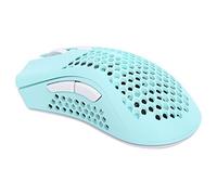 BONKZEBU Souris de Jeu sans Fil Brillante, 2.4Ghz, avec Capteur de Puce à économie D'énergie, pour Systèmes Informatiques iOS, Matériau ABS