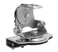 BONKZEBU Support D'antenne de Voiture en Acier Inoxydable, Support de Montage pour Hayon, D'antenne Réglable à 360 ° pour Accessoire de Communication D'autoradio