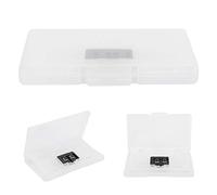 BONKZEBU Support de Cartes de Jeu, Boîte de Rangement de Protection Anti-poussière pour Très Grande capacité, Finition Soignée, pour Joueurs et Collectionneurs, Matériau ABS (Blanc) (Blanche)