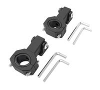 BONKZEBU Support de Projecteur de Moto, Support de Montage à Pince Réglable pour Vtt UTV Arceau de sécurité, Alliage D'aluminium, 2 Pièces