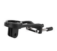 BONKZEBU Support d'extension de Tige d'ordinateur de Vélo, Support CNC en | Support de serrage léger pour Edge, Bryton Rider et iGPS, avec adaptateur en plastique durable pour vélos de route et VTT