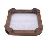 BONKZEBU Support D'Hôte D'ordinateur de Bureau en Bois, Support de Quai M4 avec Preuve de Poussière, Porte-Dock Hôte D'ordinateur Porte-Docker de Rangement de Rangement avec Un (Noyer)