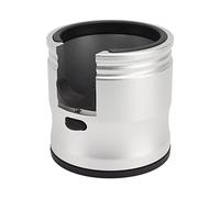 BONKZEBU Support Rond pour Doseur de café, Support Amovible en Alliage D'aluminium Antidérapant pour Cuisine, café, Station de Poignée de Filtre à à Hauteur Réglable (Argent)