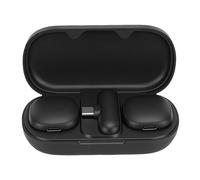 BONKZEBU Système de Microphones sans Fil à Suppression de Bruit AI pour Entretiens de Podcasting, Micros Cravate Professionnels à Réduction de Bruit pour Un Enregistrement Vocal Clair, pour