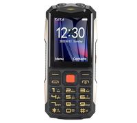 BONKZEBU Téléphone Portable 2G pour Personnes âgées, Double SIM, Double Veille, Affichage Clair, 4800mAh, Alarme SOS, Texture Antidérapante (Noire)