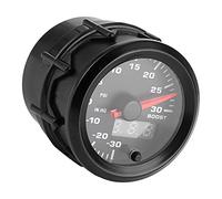 BONKZEBU Turbo Boost Mètre Universel 52mm, 7 Couleurs, Manomètre LED, Affichage Numérique pour Voiture 12V