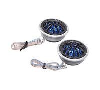 BONKZEBU Tweeter à Dôme de Voiture 150W, Haute fidélité, Noir, 2 Pièces, Immersion dans Un Son Aigu Net pour Système de Tweeter de Voiture