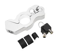 BONKZEBU Verrou de sécurité pour Poignée de Guidon de Moto, Protection Antivol Robuste pour Scooters, VTT, Aluminium Durable et Acier Inoxydable, Ajustement Universel
