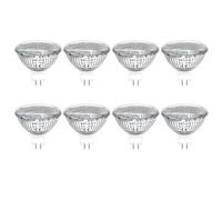 Bonlux Ampoule Halogène MR16 GU5.3 20W Dimmable, 12V MR16 GU5.3 Spot Angle de Faisceau de 30 Degrés Lampe Halogène MR16 Blanc Chaud 2800K, Lot de 8